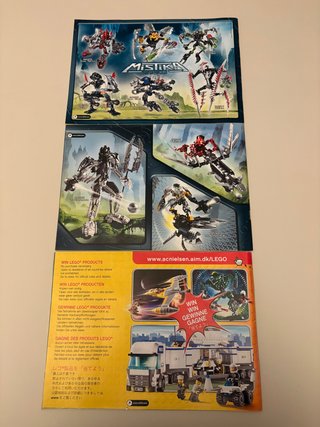 LEGO BIONICLE AXALARA T9 8943 ISTRUZIONI ORIGINALI