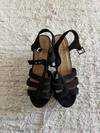 Zapatos de plataforma Marypaz negros talla 40