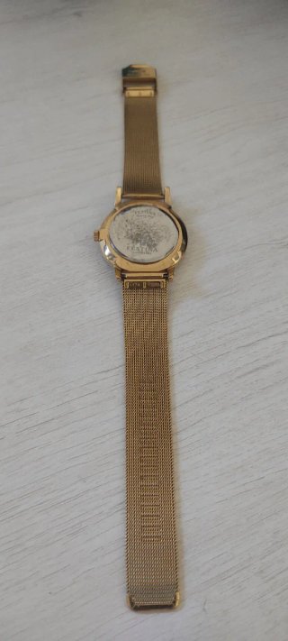 Reloj Festina Dorado Esfera Blanca