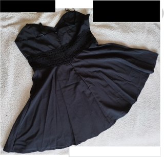 Vestido Negro Boho Encaje
