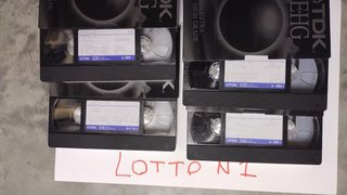 Lotto N°1: VHS GP Formula 1, registrazioni.