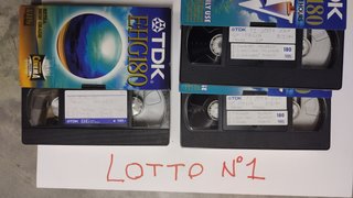 Lotto N°1: VHS GP Formula 1, registrazioni.