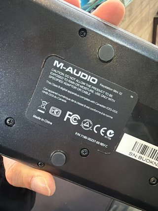 Teclado MIDI M-Audio Keystation Mini 32