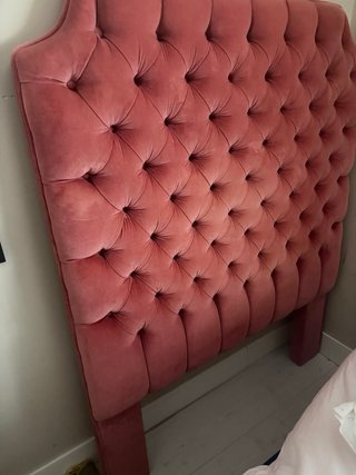 Cabecero capitoné Ideas Marbella rosa