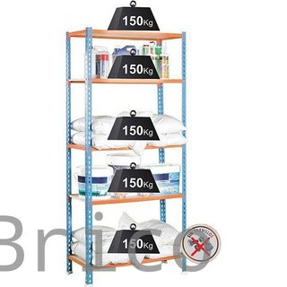 Estantería Metálica 1800x900x500 mm - 750 Kg
