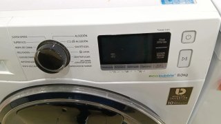 Lavadora Samsung ecobubble 8.0kg RPM 1400
