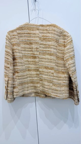 Zara Chaqueta Manga Francesa Texturizada M00290