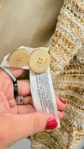 Zara Chaqueta Manga Francesa Texturizada M00290