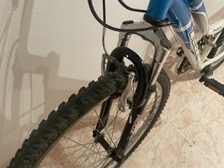 Bicicleta de Montaña Ibiza Blanca y Azul