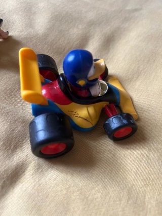 Set Pippo Nestlé + Paperino Topospeedy F1 Vintage