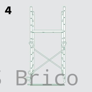 Andamio Multiusos Plegable - 4 Metros
