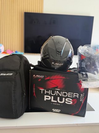 Casco LS2 THUNDER C PLUS FF805 Carbono talla L