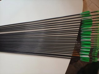 36 Flechas Fibra Vidrio 6mm