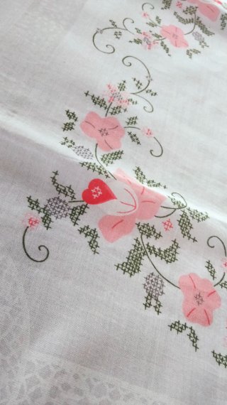 Tovaglia floreale anni 70