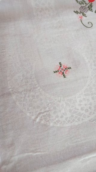 Tovaglia floreale anni 70