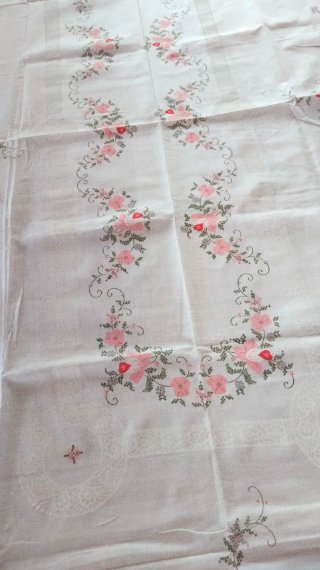 Tovaglia floreale anni 70