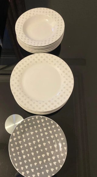 Juego 18 piezas vajilla cerámica