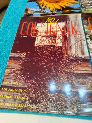 Revistas apicultura El Colmenar 1994 y 1995.