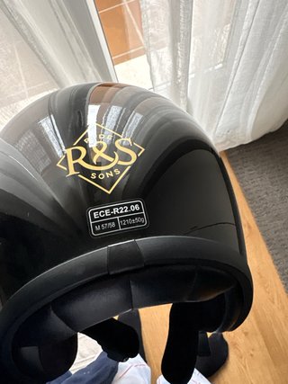 Casco Moto RYS Negro