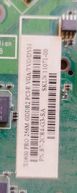 Tarjeta Gráfica ATI Radeon X1600 Pro-256MB