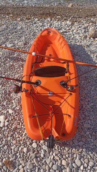 Kayak Pelican Sonic 80x Naranja 2,30m