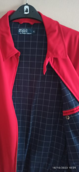 Cazadora Polo Ralph Lauren Roja Talla XL