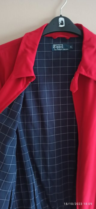 Cazadora Polo Ralph Lauren Roja Talla XL