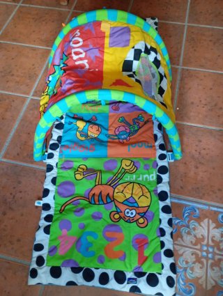 Manta juegos Playgro Zany Zoo Túnel Gimnasio Bebé