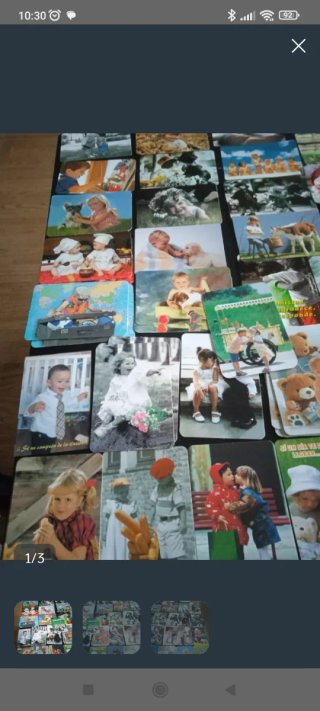 Lote de más de 500 calendarios de bolsillo