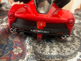Coche de juguete Ferrari rojo+lamborgini naranja