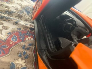 Coche de juguete Ferrari rojo+lamborgini naranja