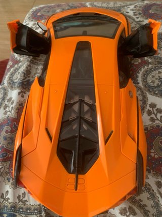 Coche de juguete Ferrari rojo+lamborgini naranja