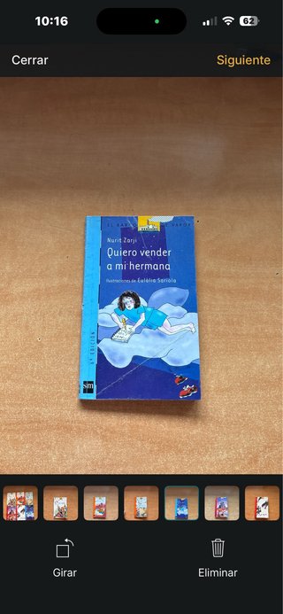 Lote de 6 libros de El Barco de Vapor.