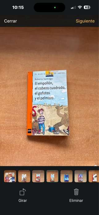 Lote de 6 libros de El Barco de Vapor.