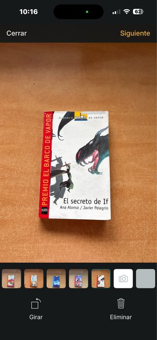 Lote de 6 libros de El Barco de Vapor.