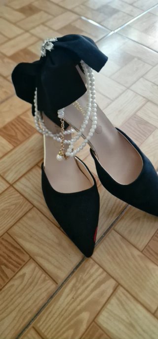 Zapatos de fiesta negros para mujer