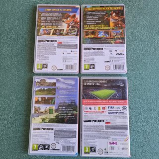 6 Juegos Nintendo Switch: CTR, Crash, FIFA, Minecr