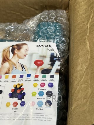 Juego de 2 Mancuernas 3KG SONGMICS