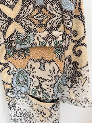 Abrigo primavera/ verano estampado Zara Talla M