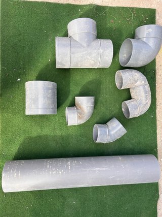 Lote de tubos pvc