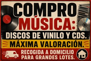 Adquirimos lotes de cds y vinilos