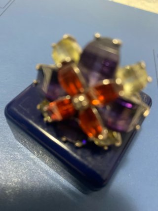Anillo Flor Multicolor precioso no envio