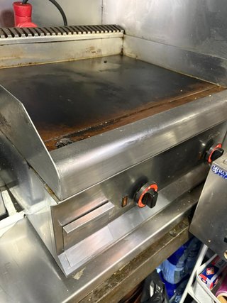 Plancha industrial acero inoxidable 60x60