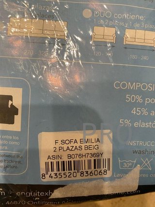 Fondello Elastico per Divano a 2 Posti