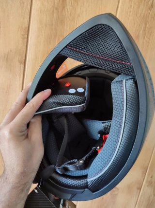 Casco Moto Integral Talla M Gato Gris