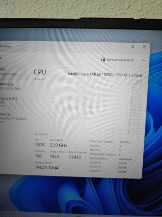 NUEVO Ordenador Portátil I3-1025G1 16GB 1TB SSD