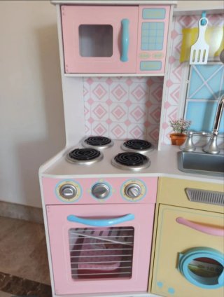 Cocinita de madera para niños