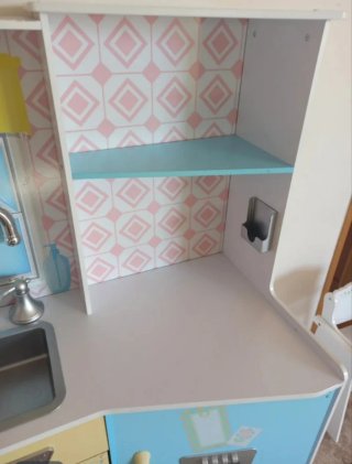 Cocinita de madera para niños