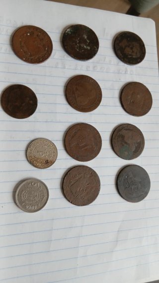Lote monedas antiguas