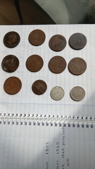 Lote monedas antiguas